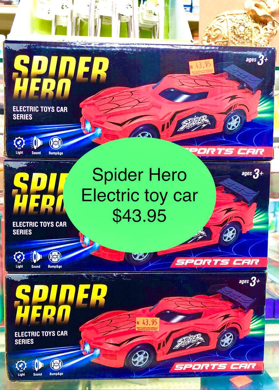 XMAS SALE!!!!!!!!!!! SPIDER HERO ELECTRIC TOY CAR