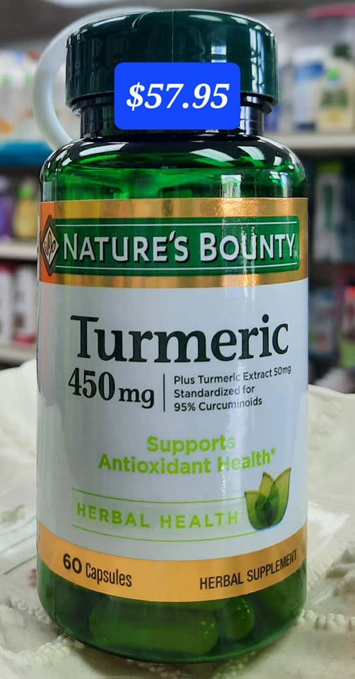 Nature's Bounty Turmeric 450mg