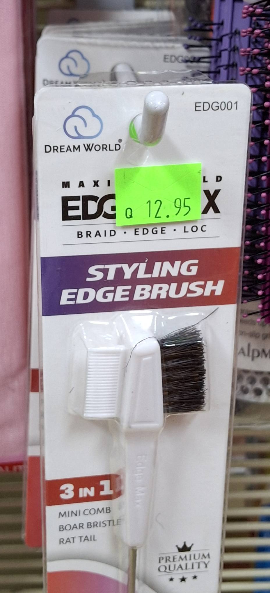 Dream World styling edge brush 3 in 1
