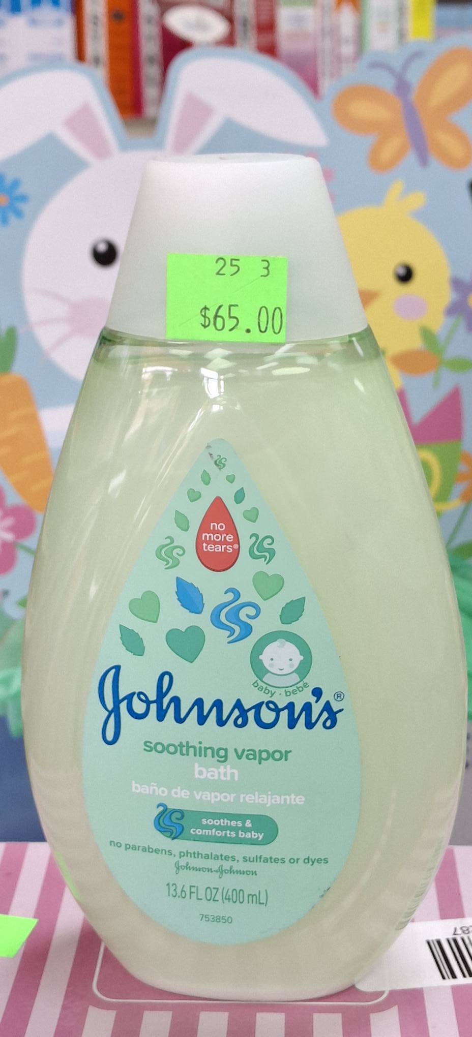 JOHSONS SOOTHING VAPOR BATH 400ML