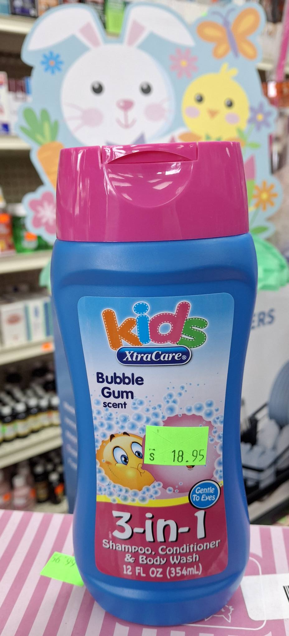 KIDS XTRACARE 3 IN 1 SHAMPOO CONDITIONER AND BODY WASH 354ML