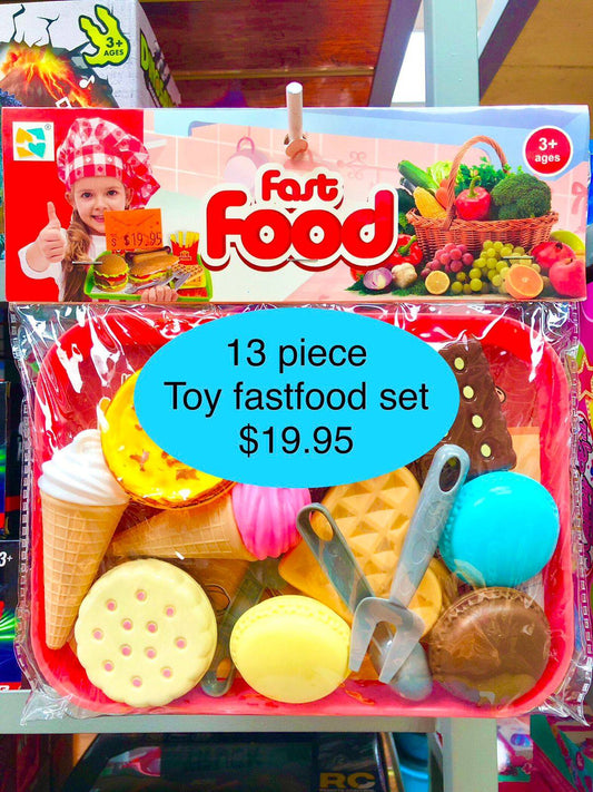 SALE!!!!!!!!!!!!!!!!!! TOY FASTFOOD SET