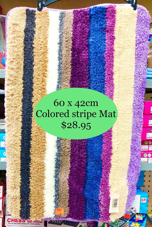 SALE!!!!!!!!!!!!!!!!!!!!!!!!! COLORED STRIPE MAT