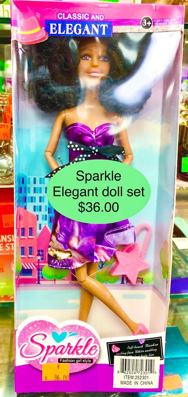 SPARKLE ELEGANT DOLL SET