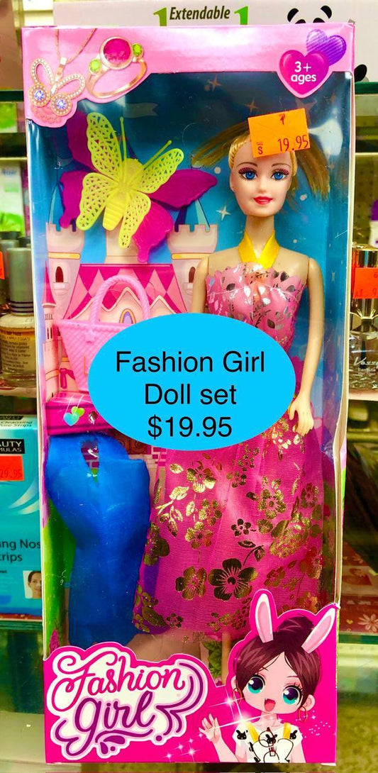 FASHION GIRL DOLL SET B