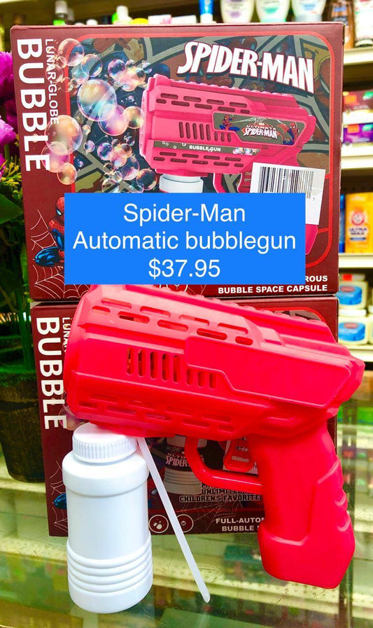 SPIDERMAN AUTOMATIC BUBBLEGUN