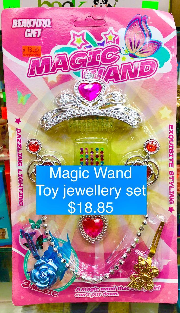 MAGIC WAND TOY JEWELLERY SET