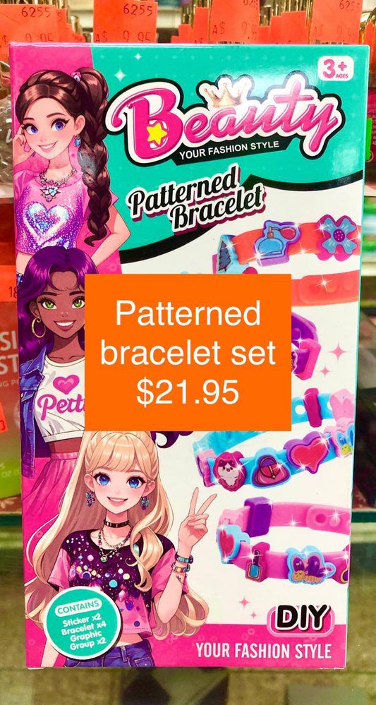 PATTERNED BRACELET CUSTOMIZATION SET