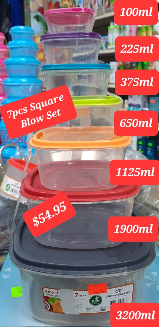 7pcs container set