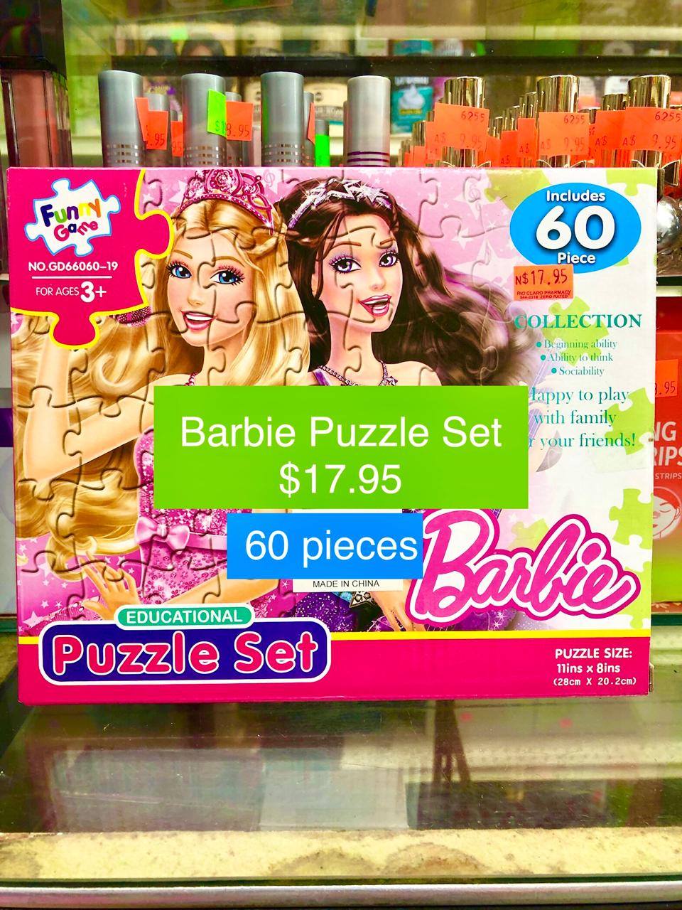BARBIE JIGSAW PUZZLE SET