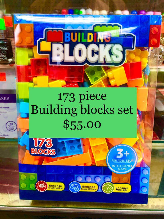 BUILDING BLOCKS SET 173 PIECE