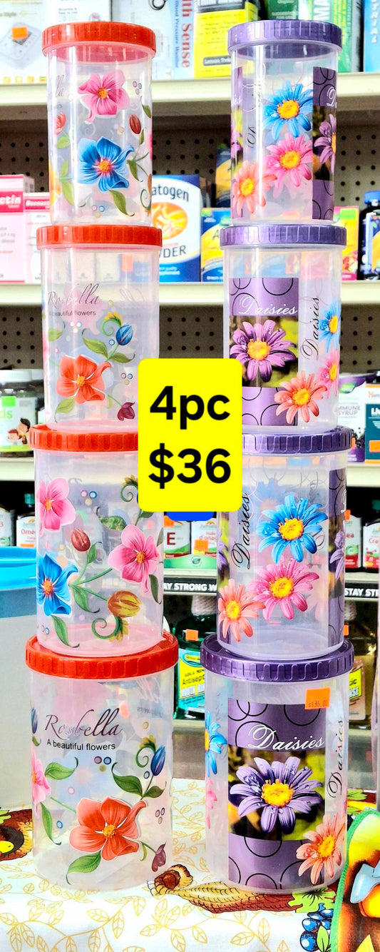 4 PIECE CONTAINER SET A