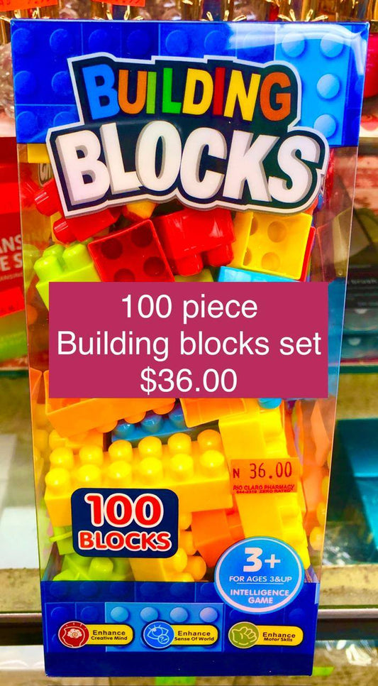 BUILDING BLOCKS SET 100 PIECE