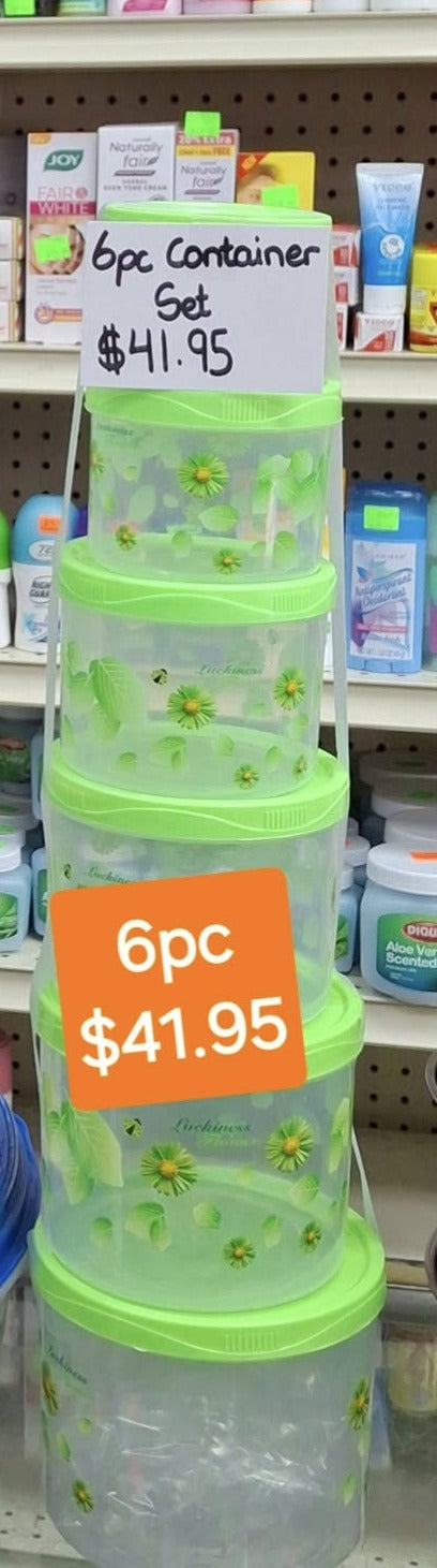 6 PIECE CONTAINER SET 2