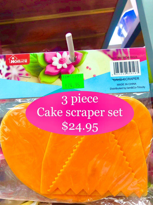 CAKE SCRAPER SET