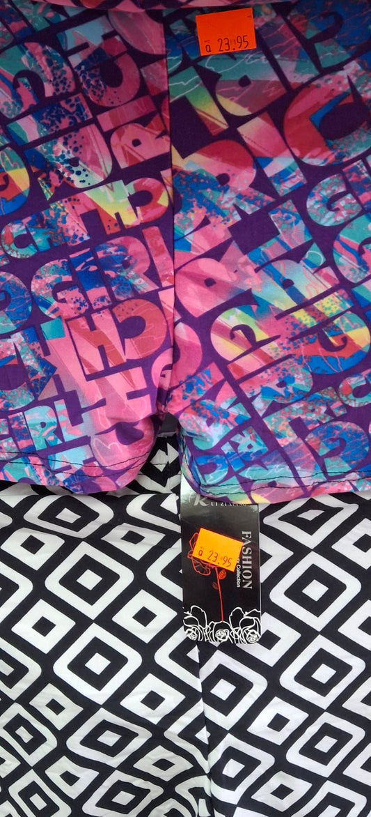 Colored Rich Girl short pants