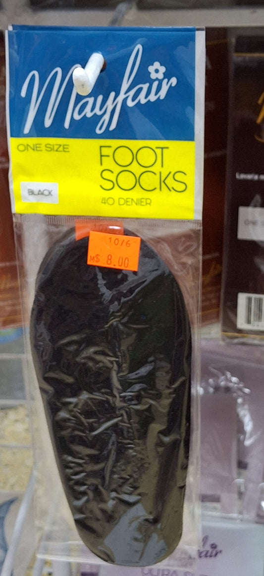 Mayfair one size foot socks