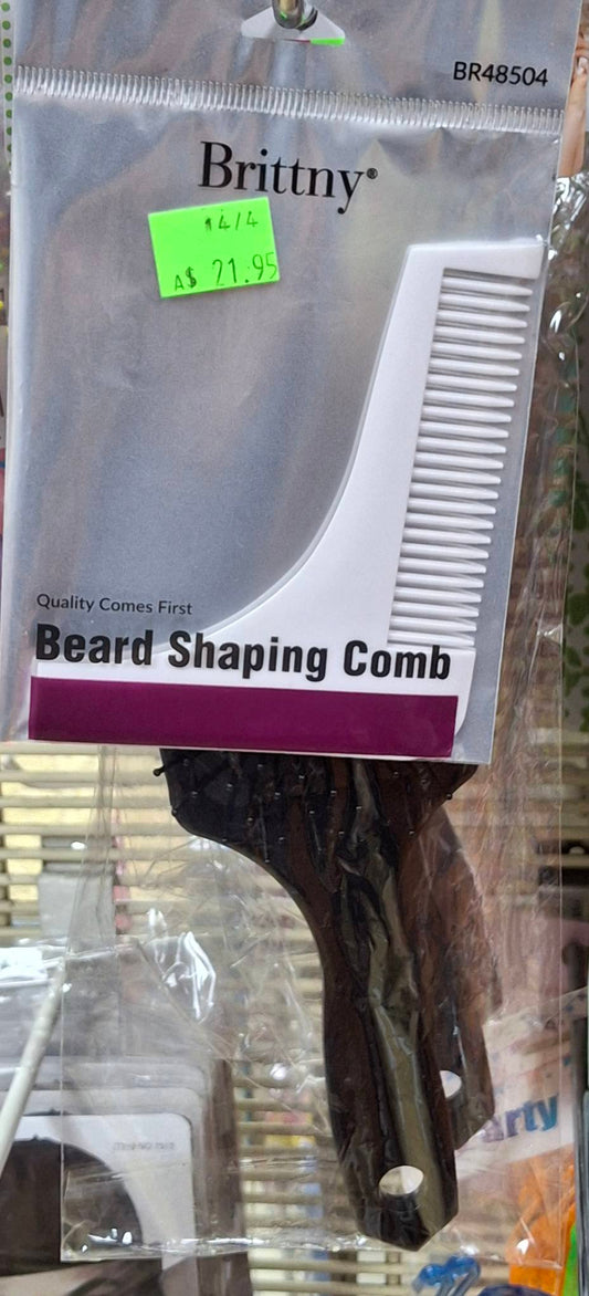 Beard shaping comb