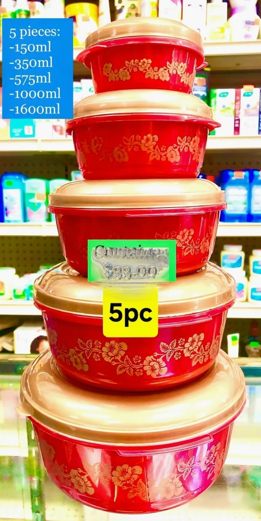 5pc Container set B