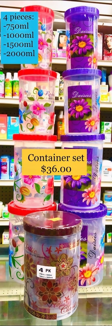 4 piece container set A