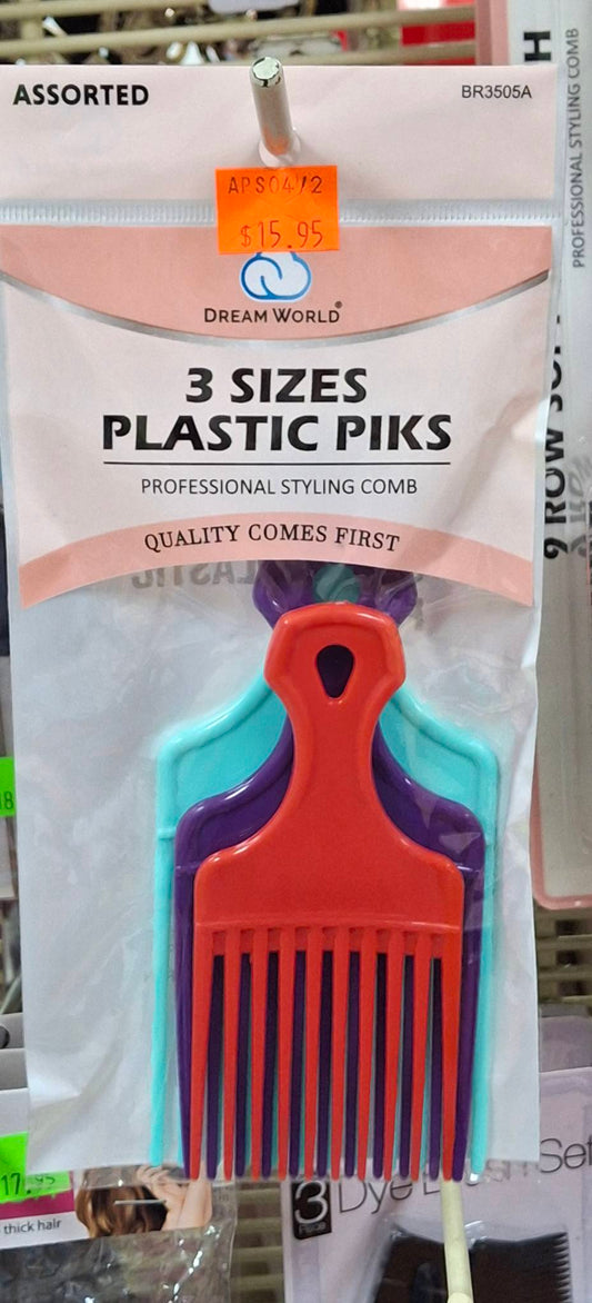 Dream World 3 piece plastic piks