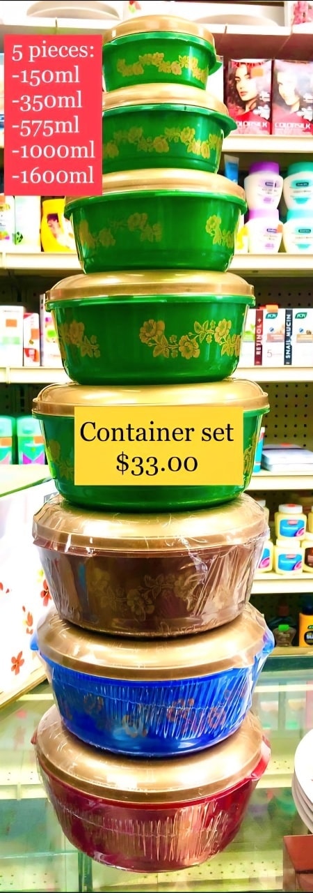 5pc Container set B