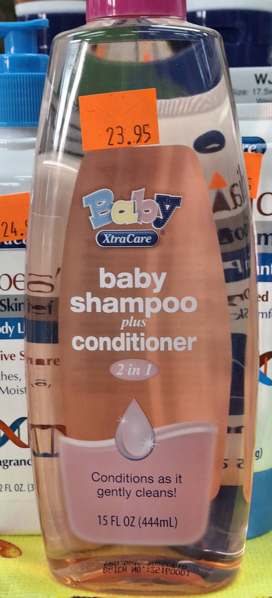 BABY XTRACARE 2 IN 1 BABY SHAMPOO AND CONDITIONER 444ML