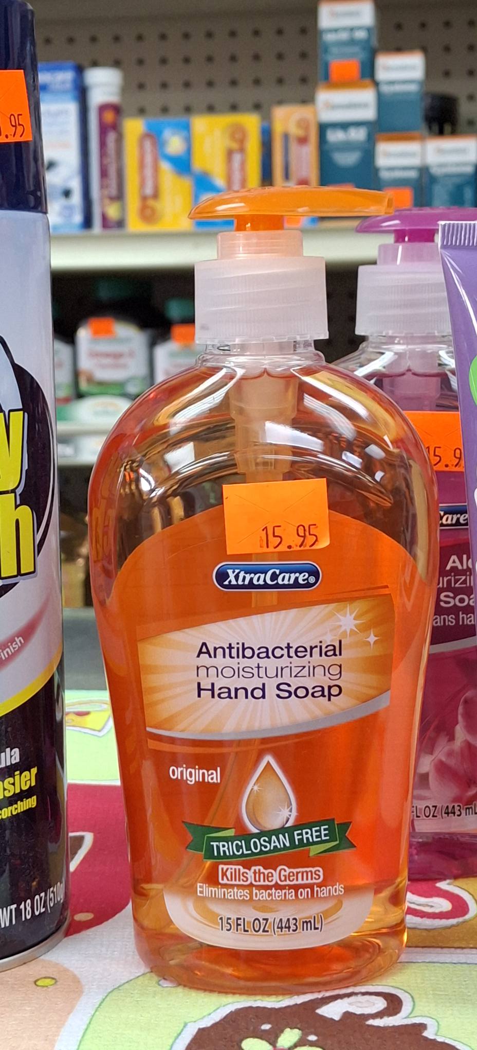 XTRACARE ANTIBACTERIAL MOISTURIZING HAND SOAP 443ML