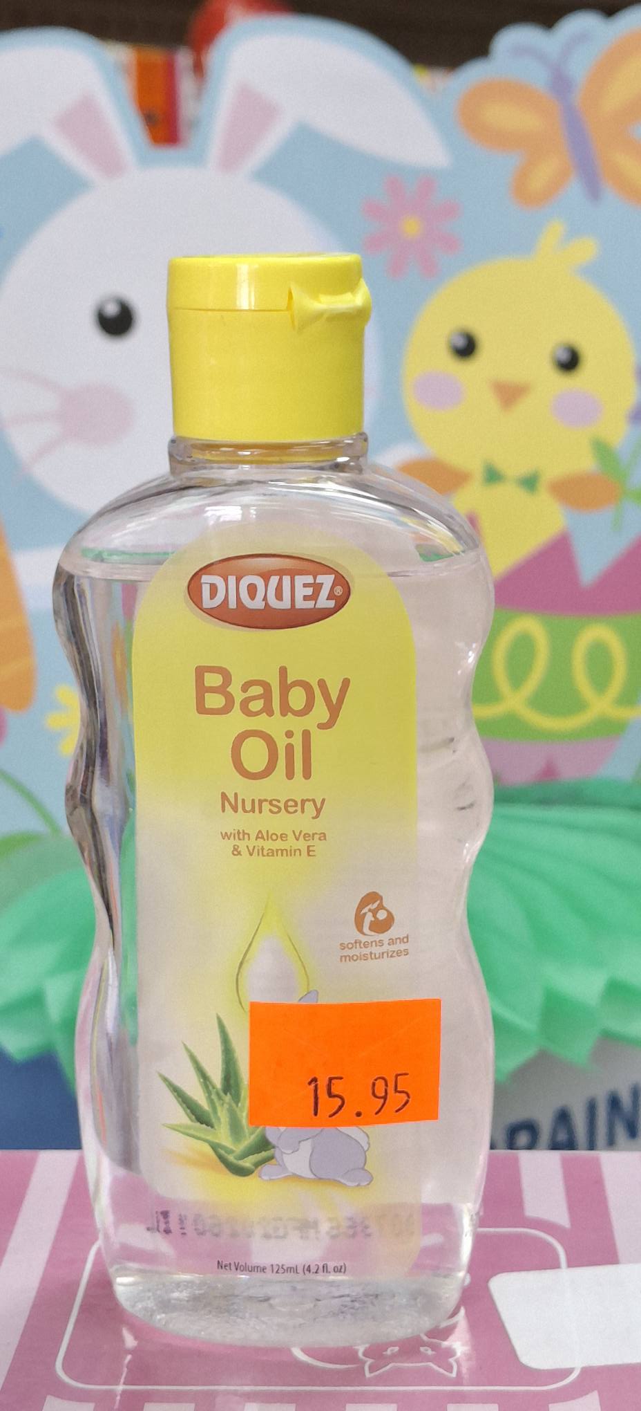 DIQUEZ BABY OIL WITH ALOE VERA AND VITAMIN E 125ML