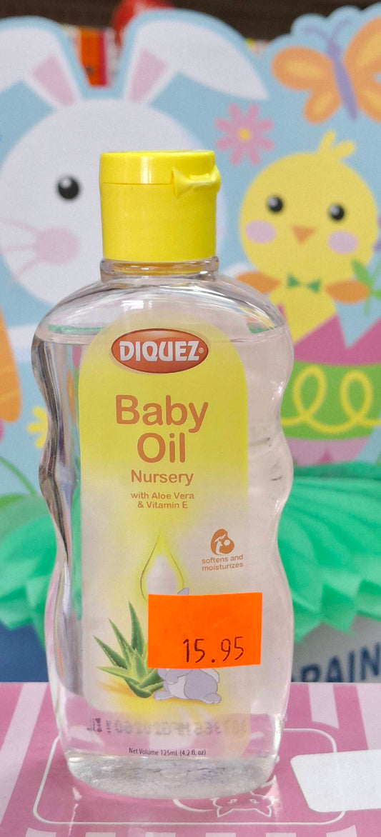 DIQUEZ BABY OIL WITH ALOE VERA AND VITAMIN E 125ML