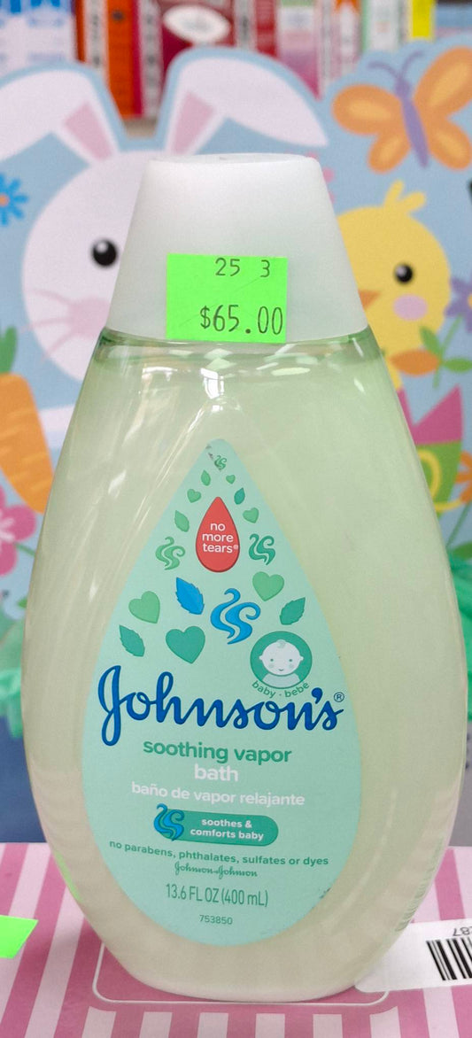 JOHSONS SOOTHING VAPOR BATH 400ML