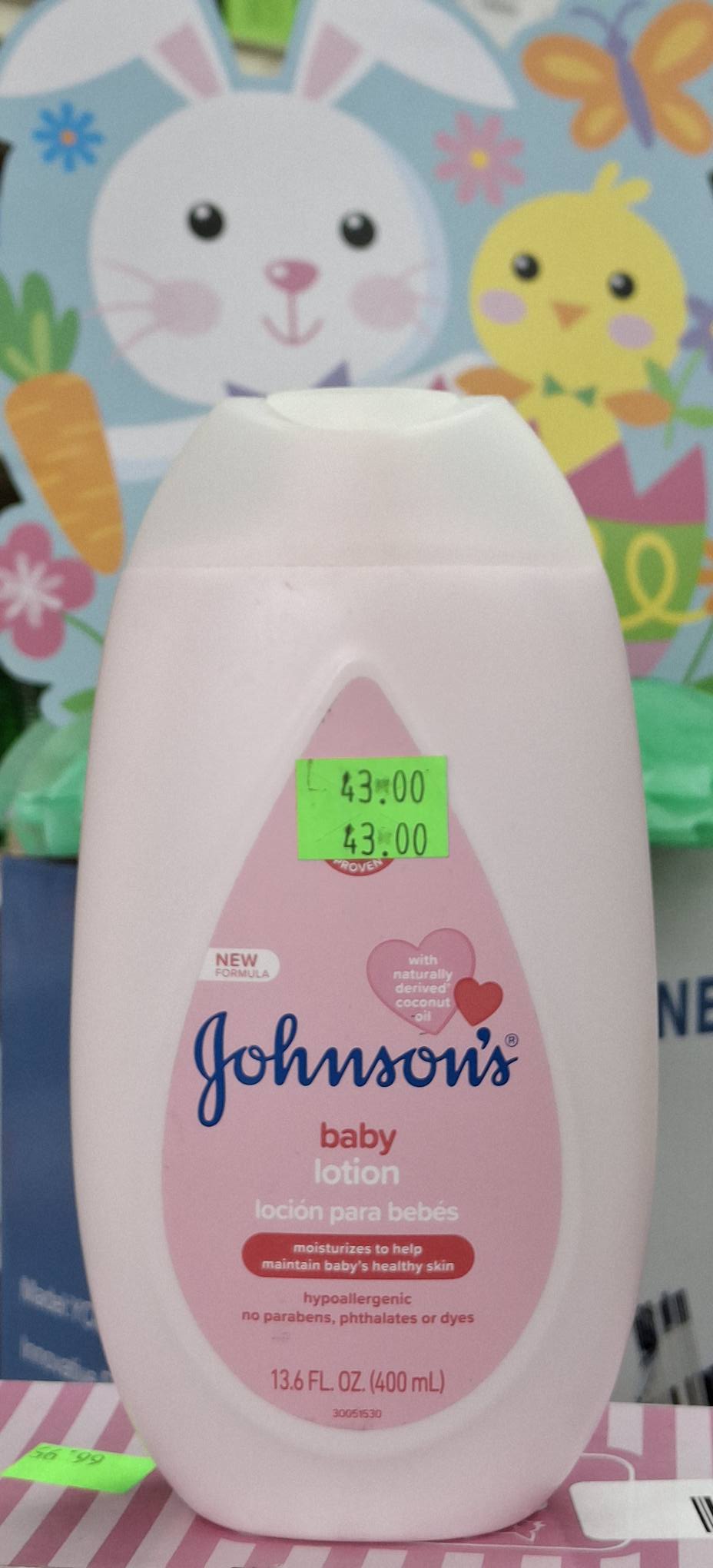 JOHNSONS BABY LOTION 400ML