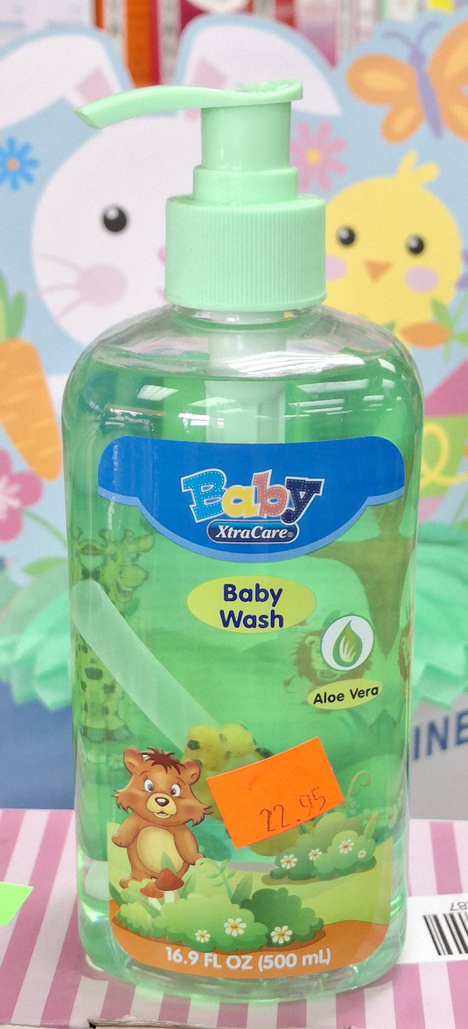 BABY XTRACARE BABY WASH WITH ALOEVERA 500ML