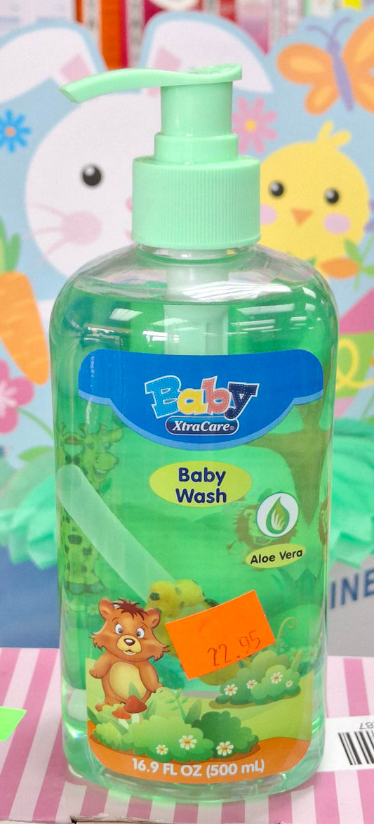 BABY XTRACARE BABY WASH WITH ALOEVERA 500ML