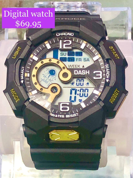 SALE!!!!!!!!!!!!!!!!!!!!!!!!! GXROCK DIGITAL WATCH B (CHRONO)