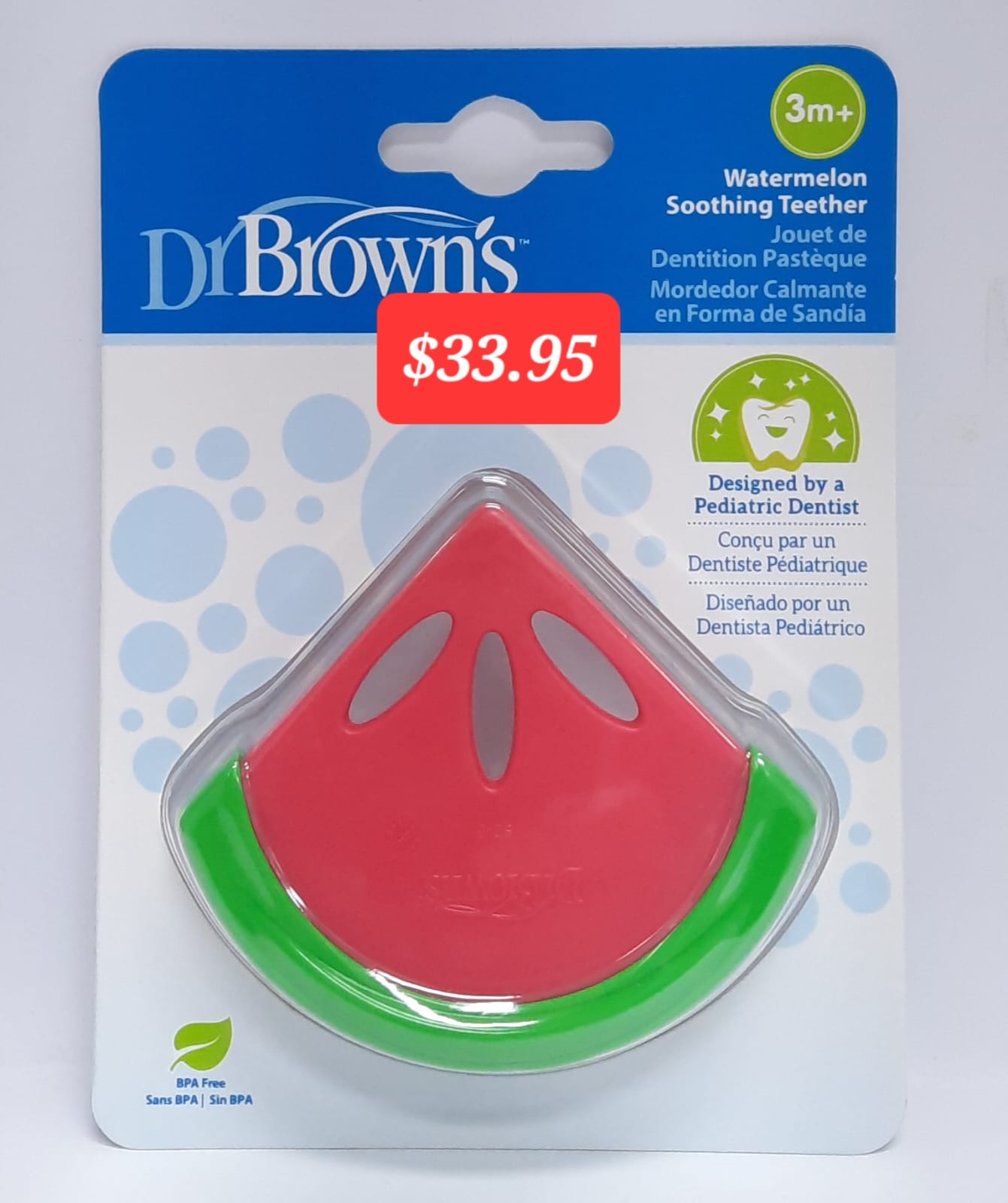 Dr. Brown's watermelon teether