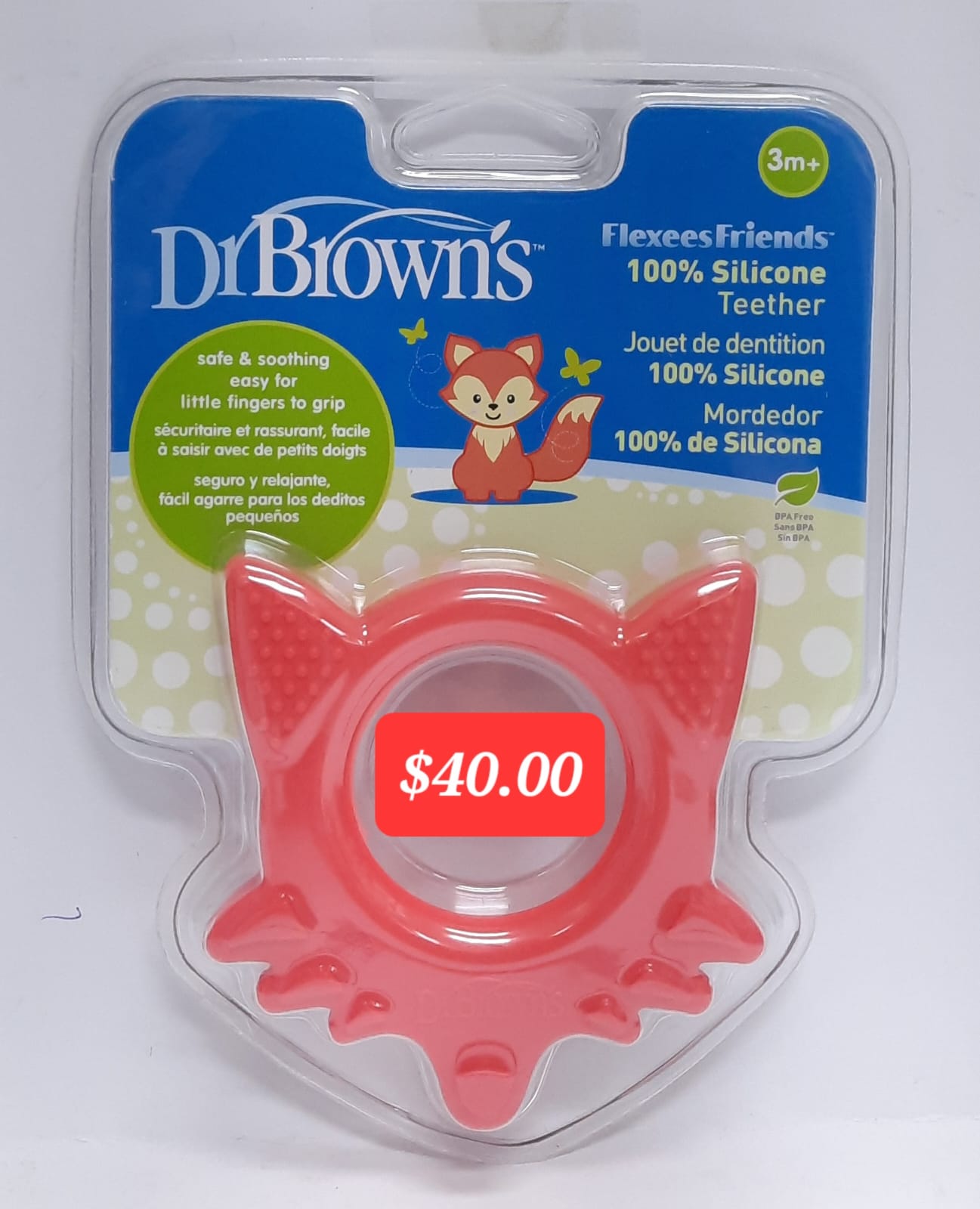 Dr. Brown's 100% silicone teether