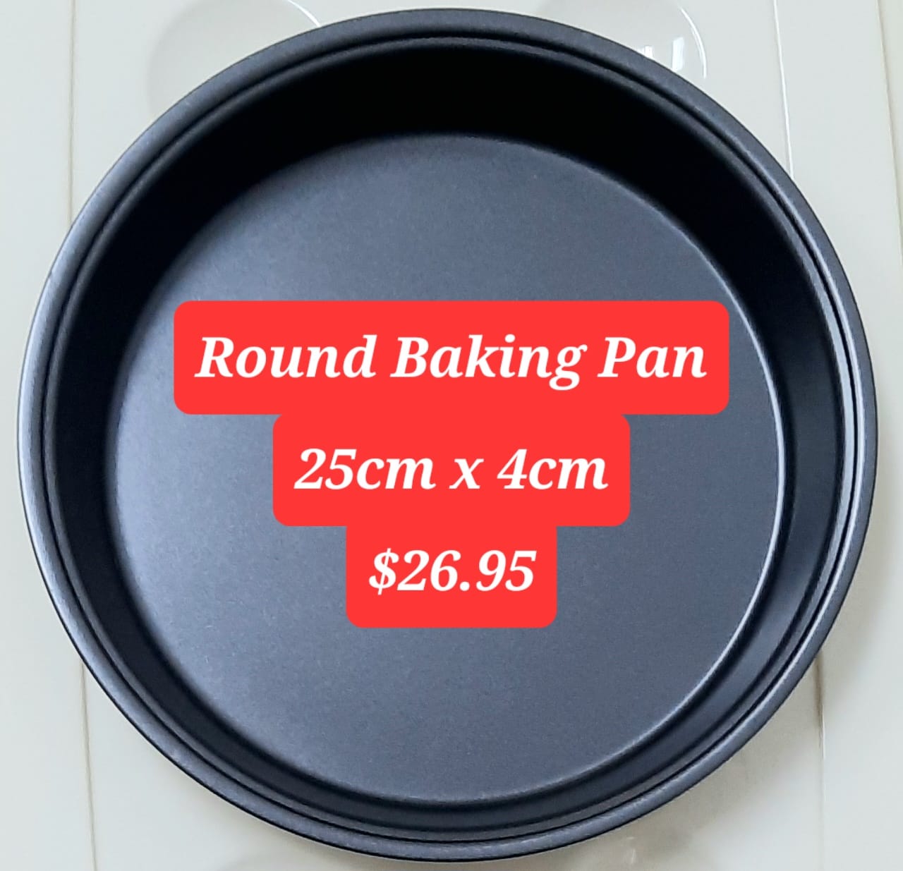 Round baking pan