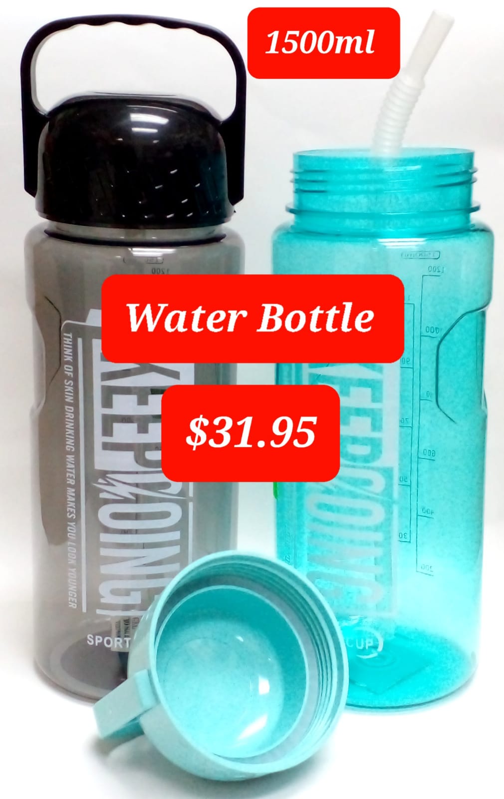 1500ml Water bottle