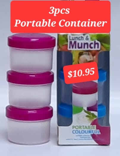 Lunch & munch Container