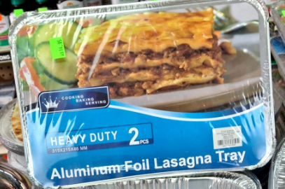 2 PC ALUMINIUM FOIL LASAGNA TRAY