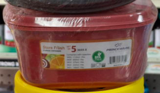 PRINCEWARE 5 PIECE SQUARE-SHAPED BOWL SET A