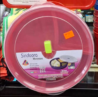 SINDOORA ROUND 3 COMPARTMENT MICROWAVE WARE