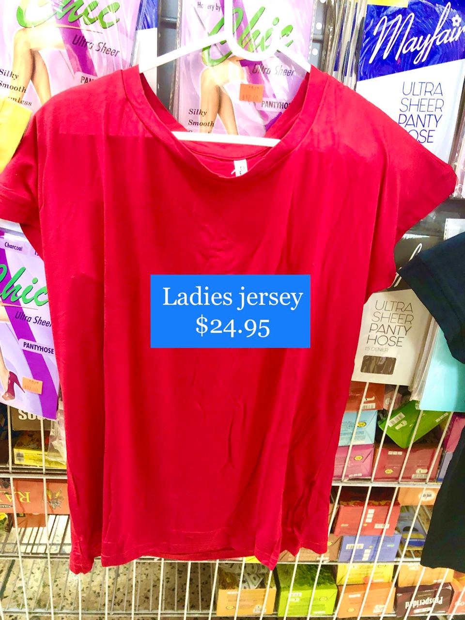 LADIES JERSEYS (SHORT SLEEVE)