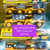 CONSTRUCTION SITE TRUCK SET