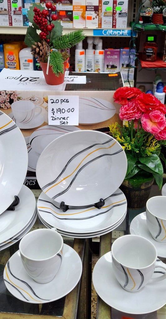SALE!!!!!!!!!!!!!!!!!!!!!!!! CERAMIC DINNER SET B